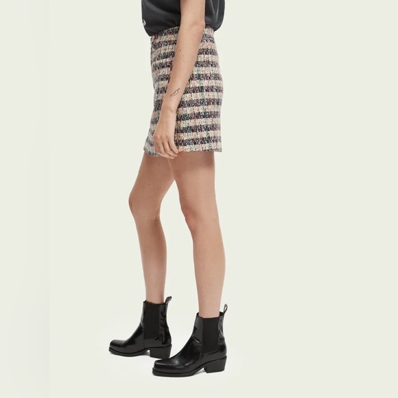 Scotch & Soda Multicolor Tweed Skirt - Size Medium NWT - Picture 2 of 5